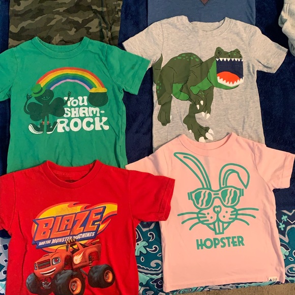 6 size 3T shirts either worn once or not at all. - Picture 3 of 3